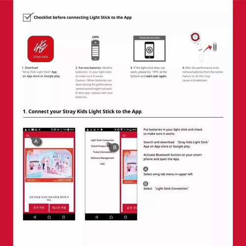 Nueva Aplicación Stray Kids Lightstick Concert, Bluetooth,q1