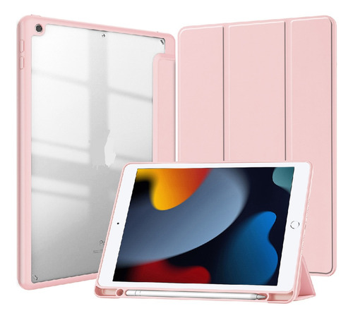 Funda Estuche Smart Case Para iPad 10.2 7/8/9 Espacio Pencil