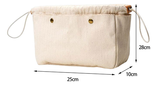 Bolsa De Lona Organizador Bolsa De Asas Portátil De Gran