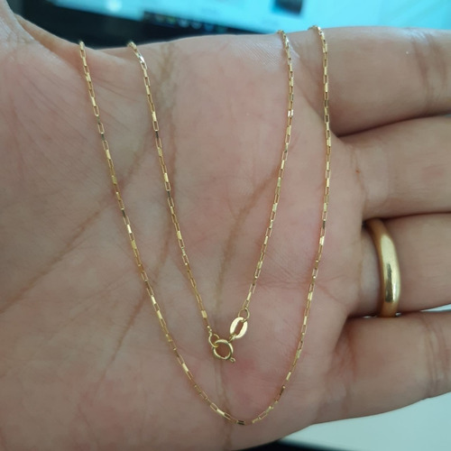 Corrente Cordão Lindo 60cm Masculino Ouro 18k Frete Grátis 