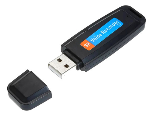 Grabador De Voz Usb Recargable Espía Periodista Oculta Audio