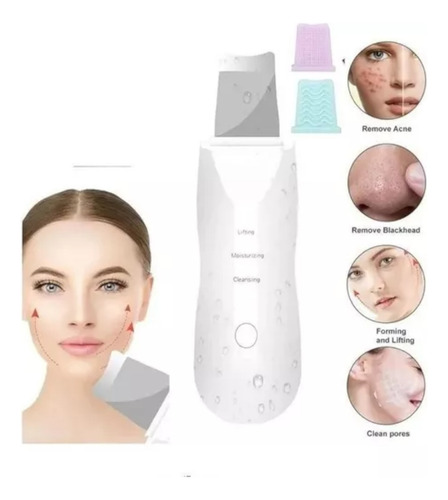 Limpiador Ultrasonico Masaje Facial Digital Peeling Lifting
