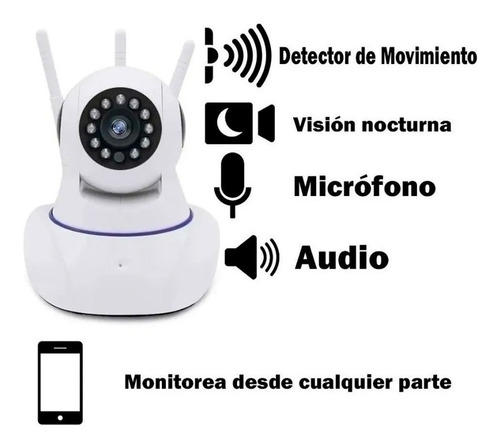 Imagen 2 de 3 de Monitor Cámara De Bebé Wifi Y Visión Nocturna 3a