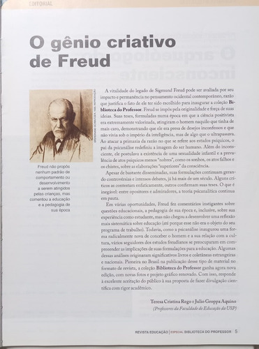 Freud, Pensa A Educação - O Desejo De Saber - Revista Nº 1 (Usado)