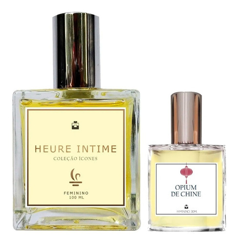 Perfume Feminino Heure Intime 100ml + Opium De Chine 30ml