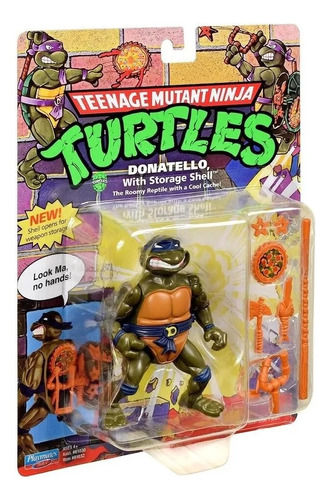 Muñeco Tortugas Ninja Figura Con Accesorios Donatello Lelab