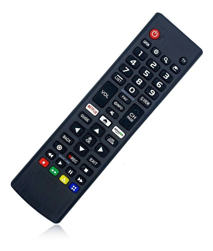 Imagem 3 de 8 de Controle Remoto Universal Para Smart Tv Samsung LG Netflix