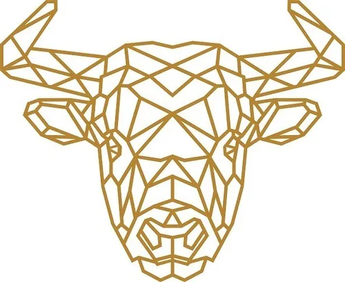 Leopardo Geométrico Decorativo De Adorno En Mdf 3 Milímetros