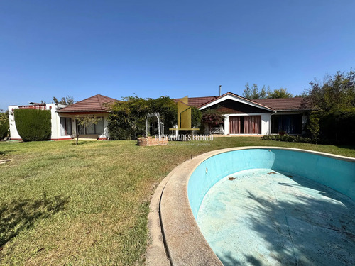 Venta Terreno Comercial Con Amplia Casa En Villa Alemana