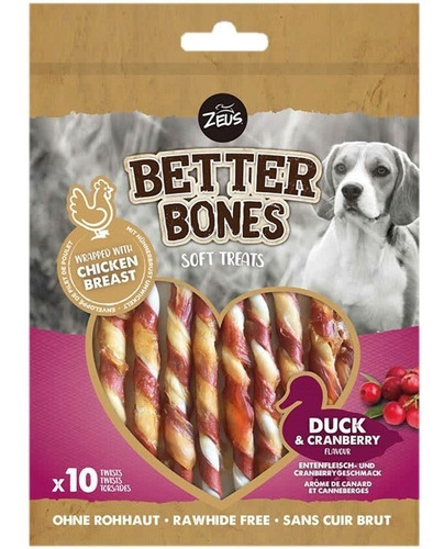 Snack Zeus Better Bones Palitos Pato Y Arándanos Deliciosos