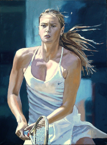 Pôster Pop Art - Maria Sharapova - Art Decor - 33 Cm X 48 Cm