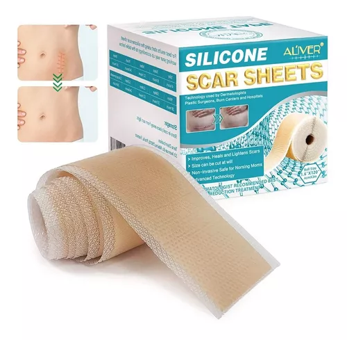 Silicone Adesivo Fita De Cicatriz Reduz E Remove Aliver 20cm