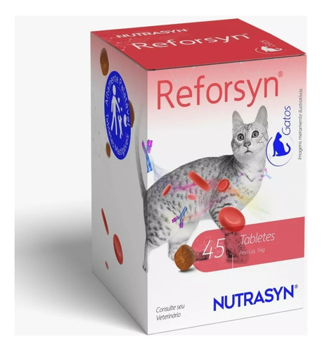 Suplemento Reforsyn Defense Para Gatos 45 Tab - Nutrasyn