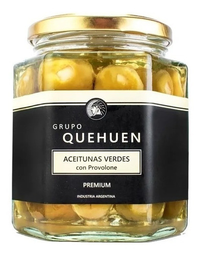 Aceitunas Verdes Rellenas Con Provolone Quehuen - 200 Gr