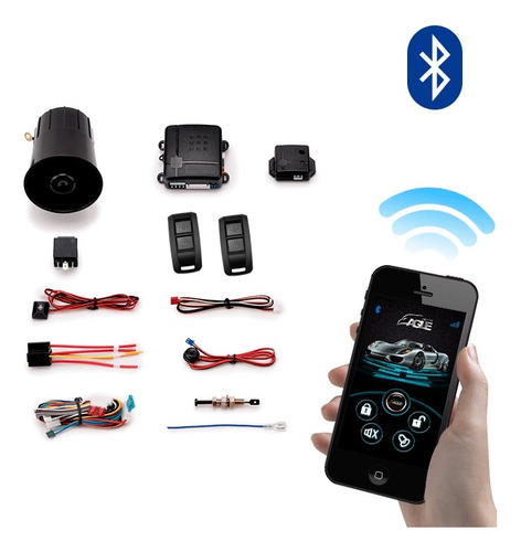 Kit Alarma Auto Antirrobo Codigo Variable Corta Corriente