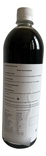 Lixiviado De Humus De Lombriz Abono 100% Organico Liquido 1l