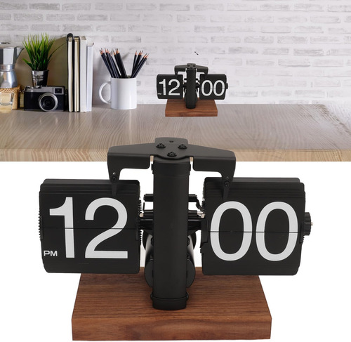 Reloj Retro De Reloj De Escritorio De Flip Lybunair, Reloj M