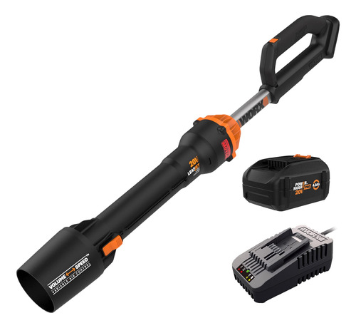 Worx Leafjet - Soplador De Hojas Inalmbrico De 20 V Con Moto