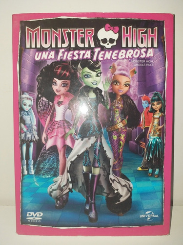 Monster High Dvd Una Fiesta Tenebrosa Cómo Nueva