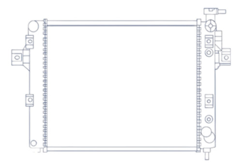 Radiador Jeep Grand Cherokee 1998 V8 5.2 Lts Aut