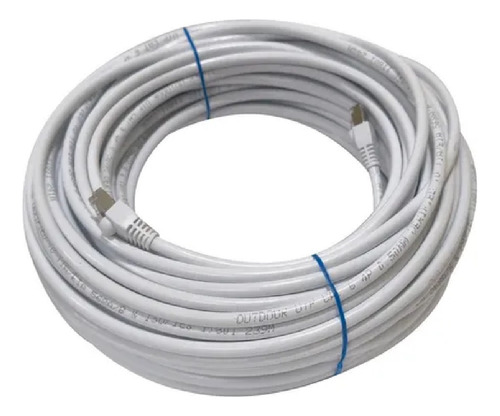 Cable Ethernet Cat 6 Exterior Blindado De 30 Metros Gigabit