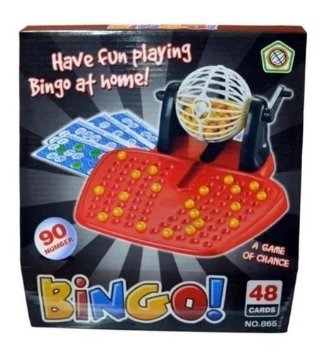 Juego De Bingo Con Balotera Familiar