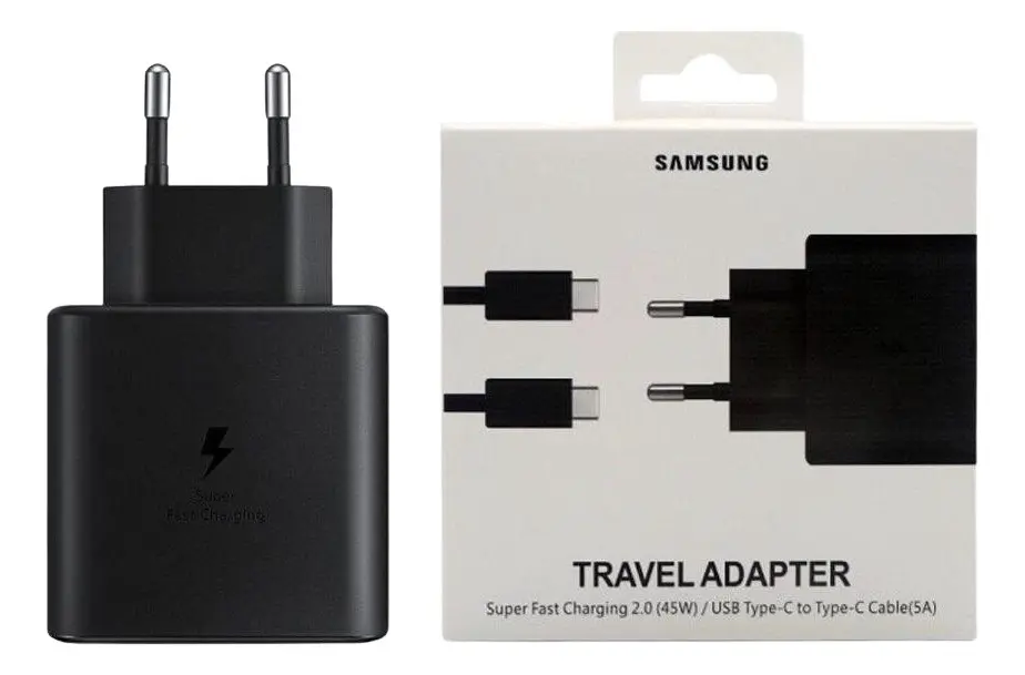 Cargador de pared Samsung de carga superrápida de 45 W