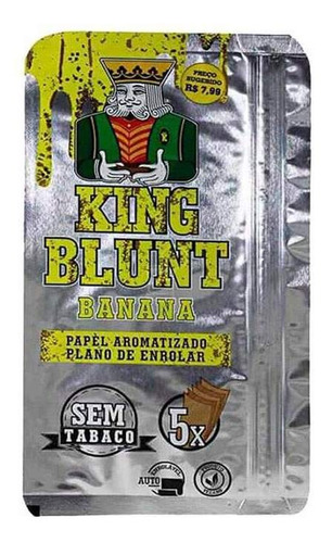 Kit Pack Seda King Blunt Banana Com 3