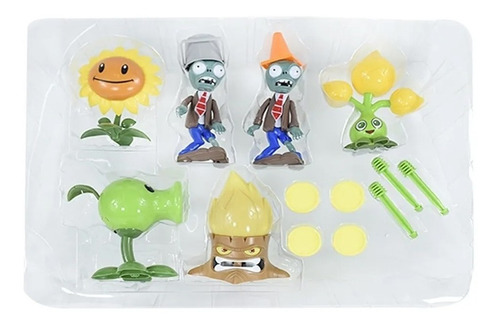 Imagen 3 de 5 de Juego Plantas Vs Zombies Colección Muñecos Juegos Infantil