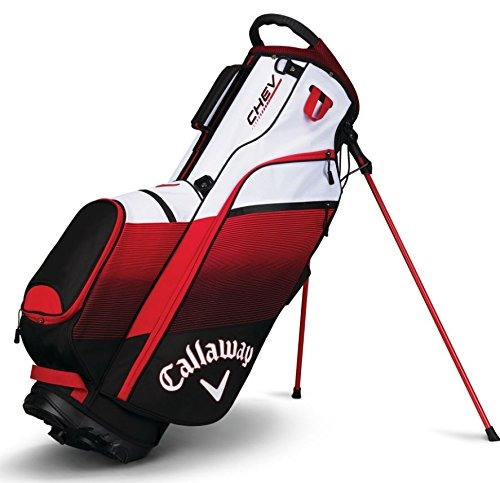 Callaway Golf 2018 Chev Stand Bag, Negro /rojo /blanco