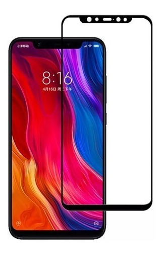 Vidrio Templado Completo 5d Curvo Xiaomi Redmi Note 6 Pro