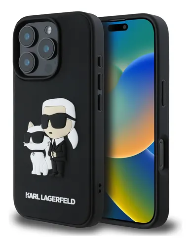 comprar Protector Karl Lagerfeld Para iPhone 16 Pro Rubber Case 4474