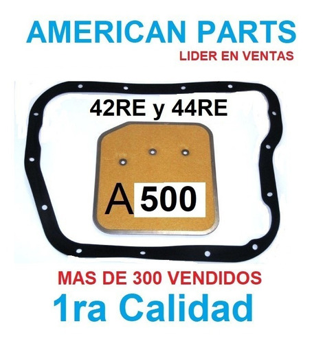 Filtro Caja Grand Cherokee A518 , 46re Con Junta De Carter