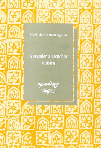 Libro Aprender A Escuchar Música De Aguilar María Del Carmen