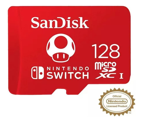 Para Nintendo Switch Sdsqxao Memoria Sandisk Micro Sd 128gb