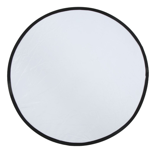 Reflector Redondo Portátil 2 En 1, Color Blanco Plateado