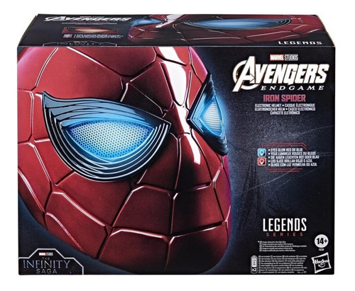 Casco Electrónico De Iron Spider - Marvel Legends Series