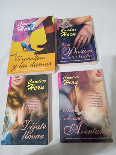 Candice Hern Lote X 4 Novelas Romanticas Dejate Llevar Tan S (Usado)