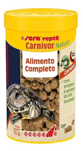 Ração Sera Reptil Professional Carnivor Nature 72g