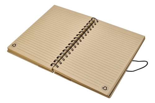 10 Piezas Libreta Ecologica Con Elastico Broche Berna