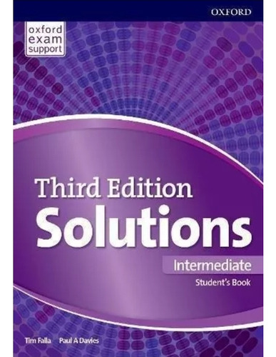 Third Edition Solutions Intermediate. Student's Book 