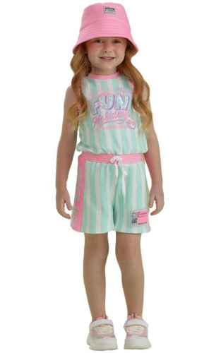 Macacão Infantil Verão Petit Cherie Fashion Trend 19006