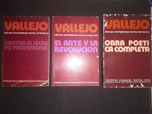 Cesar Vallejo - Obras Completas (3 Tomos)