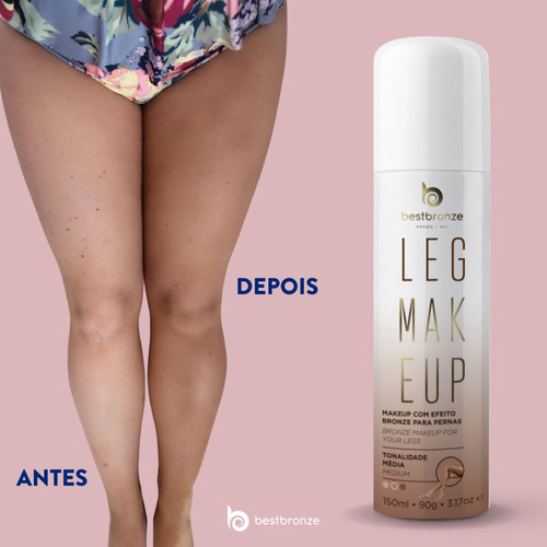 Best Bronze Maquillaje Para Cuerpo Y Piernas (color Medio)