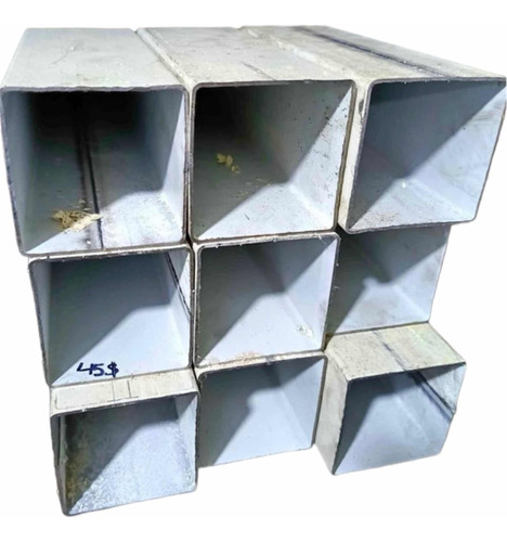 Tubo Estructural 3x3 Galvanizado Prepintado Calibre 16