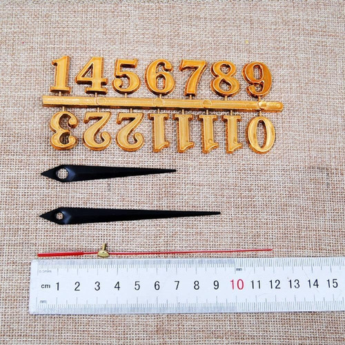Kit De Números De Reloj Negro, Números De Reloj Digital De B