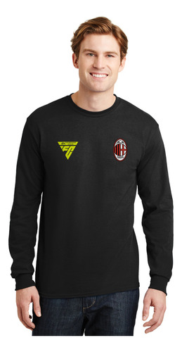 Camiseta Manga Larga Milan Deportes Futbol Ligas Europa