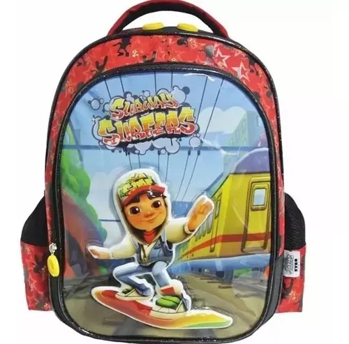 17 Polegada Subway Surfers Jogo Meninas & Meninos Mochila