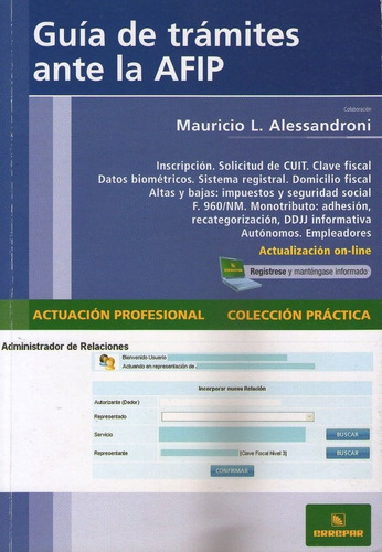 Libro Guía De Trámites Ante La Afip - Col. Practica Errepar