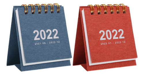 Calendario De Escritorio Para 2022, Pequeño Y Fresco, 2 Unid